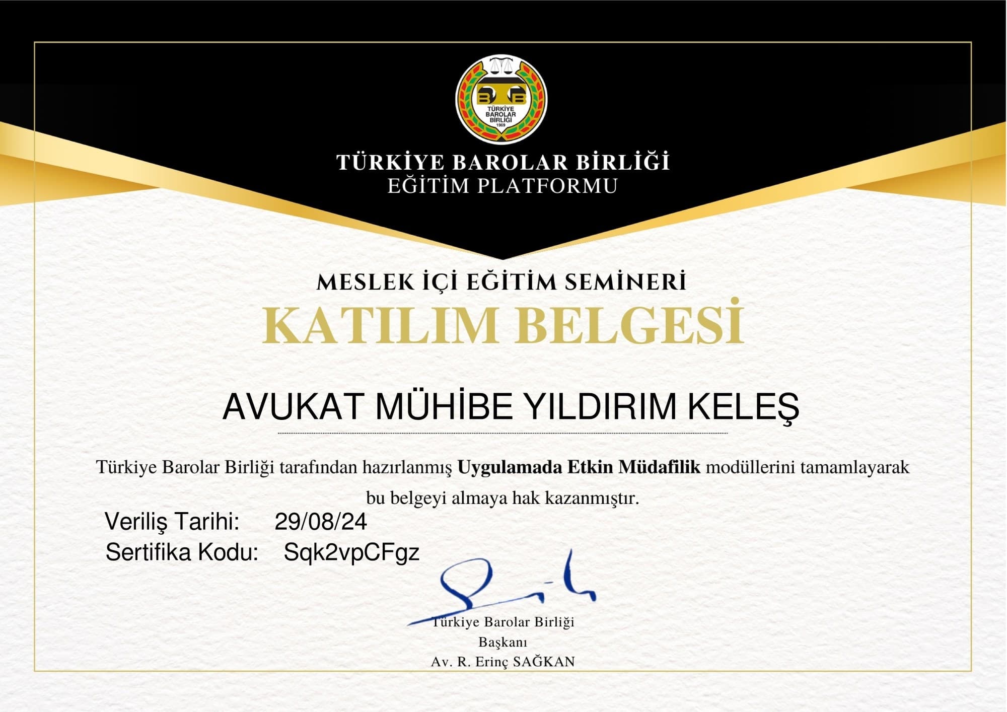 Uygulamada Etkin Müdafilik